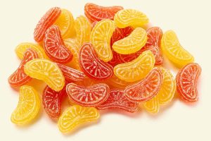 Zitronen und Orangen Spalten